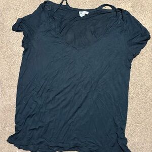 PINK Victoria's Secret Black Relaxed T-Shirt